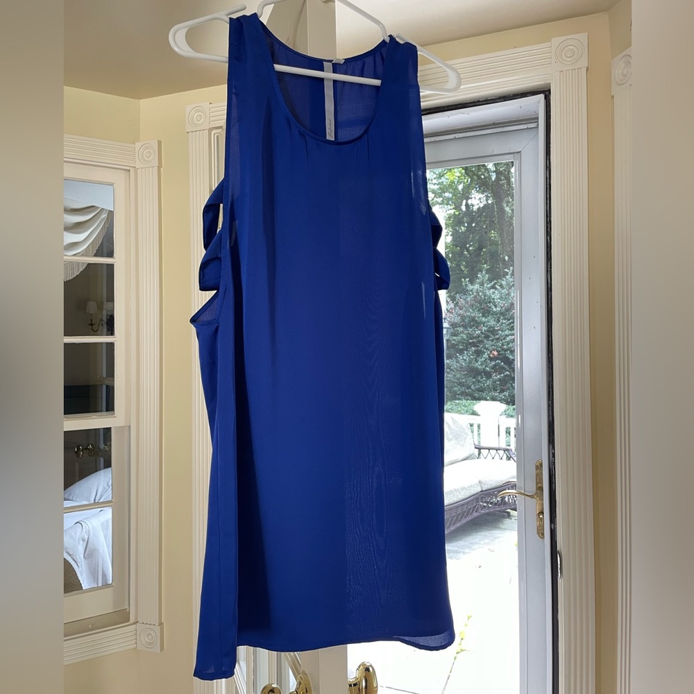 Royal Blue, Reformed, Side Cut Out Dress, Sz L 💙